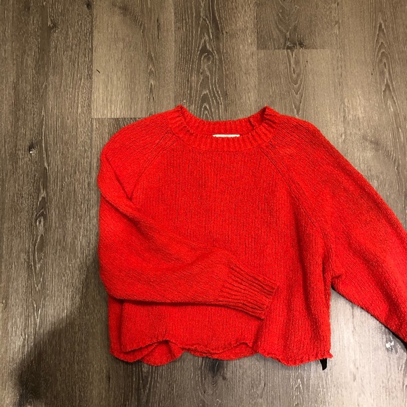 ZARA Wavy hem knit sweater - Picture 2 of 4